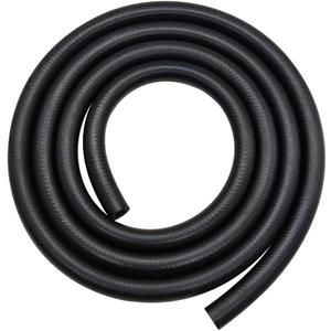 YSIL 1/2"(13mm) ID3/4"(19mm) OD 10FT NBR Fuel Line Transmission Hose Push on Lock Hose Tube for Fuel Oil Gas Systems Engines Black