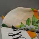 Aperturee 7x5ft Little Cutie Baby Shower Backdrop Tangerine Citrus Organge Flowers Floral a Little Cutie is on The Way Photography Background Pink Party Decoration Banner Supplies Photo Booth Studio Pack of 2