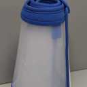 Dog Cone to Stop Licking, Clear Recovery Collar with Detachable Zipper, Sturdy Elizabethan Collar for Large Medium Small Dogs, Soft Adjustable Cone After Surgery Patented, Blue XXL (XXL(Neck: 20.5"-23.5"))