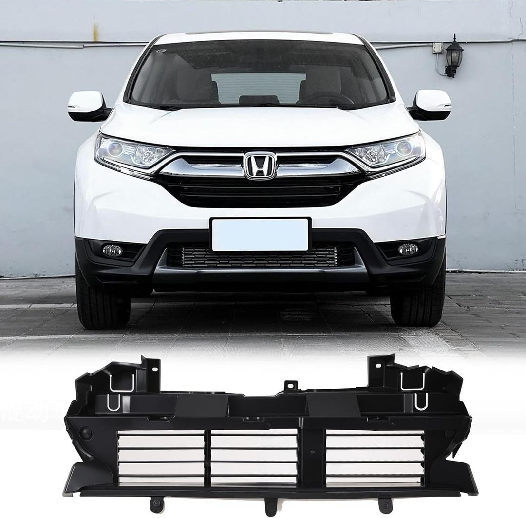 Suitable for 2017–2018–2019 Honda CR-V models. Active grille assembly with motor, direct replacement for the front upper radiator active louvers | Reduces drag and improves fuel economy