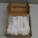 Rergy 20 Pack Cabinet Handles, 3 Inch Hole Center Pulls, Brushed Satin Nickel Kitchen Drawer Pulls and Knobs, Square Hardware for Bathroom Dresser