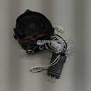 Inflatable Replacement Fan Blower 12V 1.2 A Mini Air Blower with 3 LEDs for Christmas Inflatables Costume,Inflatable Fan Blowers for Thanksgiving Yard Blow Up 6 FT Christmas Decorations