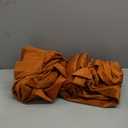 StangH Burnt Orange Velvet Curtains 96 inches Long, Fall Curtains Terracotta Living Room Light Blocking Privacy Window Drapes for Patio Sliding Door/Dining Room, W52 x L96, 2 Panels