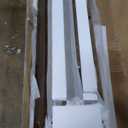 Plank+Beam 72 Inch Farmhouse Dining Table, Solid Wood Rustic Kitchen Table, Large Wooden Rectangular Dinner Table for Dining Room, Home Office, Living Room Furniture, Easy Assembly, Walnut Wirebrush