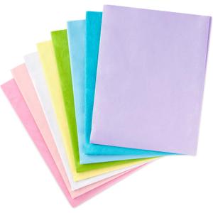Hallmark Bulk Tissue Paper (Pastel Rainbow, 8 Colors) 120 Sheets for Easter, Spring Gift Wrap, Crafts, DIY Paper Flowers, Tassel Garland and More