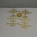 OYEFLY 2Pcs DIY Metal Candle Sconce Holder, Wall Sconces Decor (Gold)