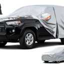 Kayme 6 Layers SUV Car Cover Custom Fit for Toyota 4Runner（2002-2025） Waterproof All Weather for Automobiles, Outdoor Full Cover Rain Sun UV Protection.Silver
