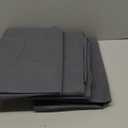 punemi Under Bed Storage Containers, 4 Pack Large Soft Foldable Storage Bags with Clear Top for Blankets, Comforters, Sheets, Wrapping Paper, Water-Resistant Inner Layer, 20x40x7.5 in, Gray