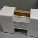 Gibson Elite Gracious Dining 3-Tier Serving Display Stand, Rectangular White Porcelain Plates, Tiered Serving Display - Elegant Food Presentation Display for Parties, Catering, Entertaining Events