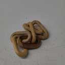 Boho Wooden Link Decor for Coffee Object for Coffee Table & Shelf Knot Sculpture, Farmhouse Rustic Shelf Natural Wood Chain Links for Living Room, Entryway, Console,Office Home Accent