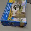 PEFUNY Cat Window Hammock – Mess-Free Waterproof Cats Window Perch for Large Cats, Strong Suction Cup Hammock with Flannel Cover, Indoor Cat Seat, Beige