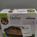Presto 07117 12" Electric Skillet with glass cover