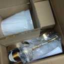 Vintage Wall Sconces Set of 2, Wireless Wall Lamp with RGB Rechargeable Dimmable Bulbs, Brass-Color Battery Operated Wall Sconce with Remote for Bedroom, Living Room, Hallway Bulbs Included