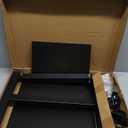 Overbed Bedside Desk Mobile Rolling Laptop Stand Tilting Overbed Table with Wheels Height Adjustable Tray Table for Laptop Bed Sofa Side Table (Black)