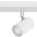 Plug in Track Lighting, LED Track Light Kit, White 5-Light Large Track Lights for Kitchen, 15 FT Cord,30" Large Ceiling Spotlight, Rotatable Wall Mount Light Head for Bedroom Hallway Living Room