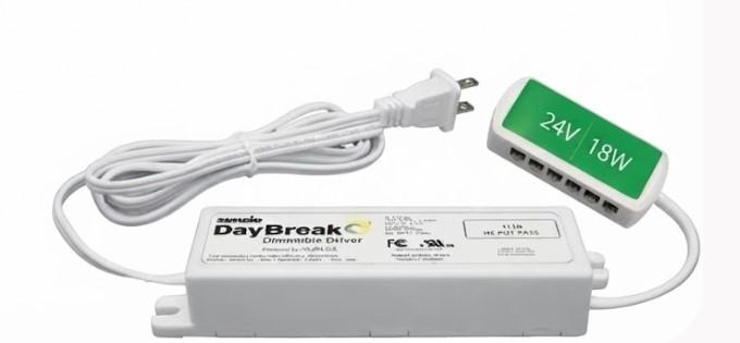 Sensio SA40591-B White 120v 24v 18w Daybreak Dimmable Driver Block 12 Port Box, 12Pack