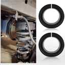 2PCS Coil Spring Spacer for 5-5.5 Inch Car Enhance Spring Rate,Heavy-Duty Coil Spring Booster of Vibration Damping Thick Rubber Washers,Universal Coil Spring Spacers for Car Accessories
