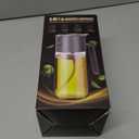 Oil Sprayer for Cooking, 2025 Large Advanced Olive Oil Dispenser Bottle,500ml/17oz Glass Olive Oil Sprayer,2 in 1 Even Spray with Portion Control for Kitchen, Air Fryer, Salad, BBQ - Gray