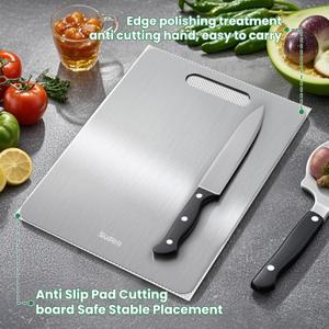 Cutting Boards For Kitchen,Easy to clean, Double-sided food-grade Cutting Board For Cutting Meats, G