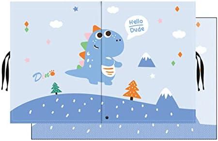 Car Sun Shade for Baby - EOHMAK Car Side Window Sun Shade Cover Upgrade Double Opening Car Interior Curtain Sun Blocker Blind (Blue Dinosaur, 1 Pack)