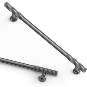 Asidrama 10 Pack 7.5 Inch(192mm) Brushed Black Nickel Cabinet pulls Kitchen Cabinet Handles, Cabinet Pulls Kitchen Cabinet Hardware for Cupboard Drawer Pulls