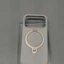 TORRAS Q3 Silicone 360 Spin for iPhone 17 Pro Case with Stand, Fit for MagSafe, Magnetic Ring Kickstand with Camera Control, Liquid Silicone Rubber Soft Phone Case for iPhone 17 Pro 6.3'', Light Ivory