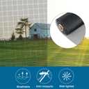 NeatiEase Window Screen Roll, 59"x100' Adjustable Flexible Fiberglass Screen Door Mesh - DIY Replacement Kit for Patio Porch Door Windows and Sliding Screen Doors(Black), 59inx100ft