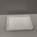 Decorative Tray for Coffee Table - 14 Cream White Concrete with Infinity Twist Design, Coffee Table Tray, Waterproof, Stain-Resistant, Durable, Tray Decor with Anti-Slip Pad, Multi-Use & Eco-Friendly