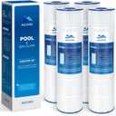 CCP520 Pool Filter Cartridges 4 Pack, Compatible with Pentair Clean & Clear Plus 520, 160332, R173578, 178585, Pleatco PCC130, PCC130-PAK4, Filbur FC-1978, Unicel C-7472, Waterway 817-0131