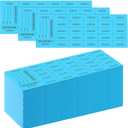 Kosiz 1000 Sheet 25 Bid Raffle Tickets Chinese Auction Tickets Sheets Auction Fundraiser Ticket Numbered with Name and Phone Number Per Sheet Raffle Tags for Silent Auction(Lake Blue)