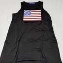 Women's Independence Day American Flag Sequin Shirt USA Sequins Star Shirts Tee for Women L