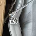 Ergonomic Office Chair with Footrest - Adjustable Lumbar Support & Headrest, 90-160 Reclining Mesh Back Computer Chair - Home Office/Gaming, 350lbs Capacity (Light Grey)