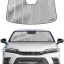Pigenius Windshield Sun Shade for Honda Civic 2022-2025,Durable Front Window Sun Shade Shield, Adaptable Summer Winter Sunshade