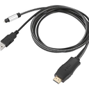 192KHz HDMI eARC/ARC to Optical Audio Converter for TV to Soundbar, Plug & Play 3.4ft/1.05m eARC to Optical Cable Audio Extractor Adapter Splitter for Sound System Home Theater Support Dolby/DTS 5.1