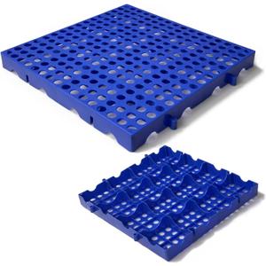 Plastic Pallets, Plastic Pallets for Basement Storage, Nestable Lightweight Waterproof for Basement Garage Supermarket (4)