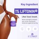Dreamy Glow Overnight Toning Whip Cream LIFTONIN Anti-Cellulite & Get Body Firming Cream with Satin Eye Mask, Smooths Belly, Thighs & Booty 3.38 fl oz