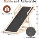 Dog Ramp for High Bed Couch, 55" Long Pet Steps for Any Sizes Dogs