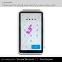 [2-PACK] Tempered Glass Screen Protector Designed for Square Terminal Credit Card Machine 5.5" Touchscreen Anti Scratch/Fingerprint (HD Clear)