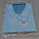 SAMERM Golf Shirts for Men Dry Fit Short Sleeve Mens Golf Shirt Performance Moisture Wicking Polo Shirts for Men, Lt.Blue XL