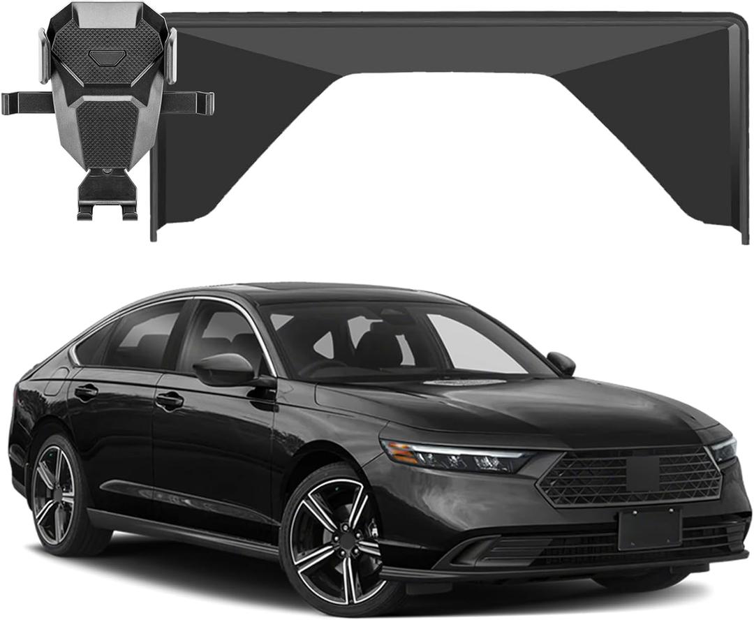Car Phone Holder for Honda Accord 2023 2024 2025 12.3-inch Screen Fixed Clip Adjustable Stable Phone Mount Cell Phone Stand Accessories