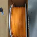 MarsWork PLA Basic, Pre-Dried Filament with Quick-Swap Reusable Spool 1kg (2.2lbs), 1.75mm 3D Printing Filament, Compatible with Bambu Lab 3D Printers – Pumpkin Orange
