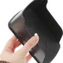 Hemoton Waterproof Doorbell Cover with Sun Glare Shield 6.69X4.13X3.14 Inch Weather Resistant Plastic Protector for Control and Fingerprint Machines