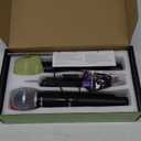 Wireless Microphone, Rechargeable Dual Cordless Handheld Dynamic Wireless Mics,NEWBAXS Karaoke Microphones with 1/4'' Output for Karaoke, Meeting, Singing, Church, Wedding