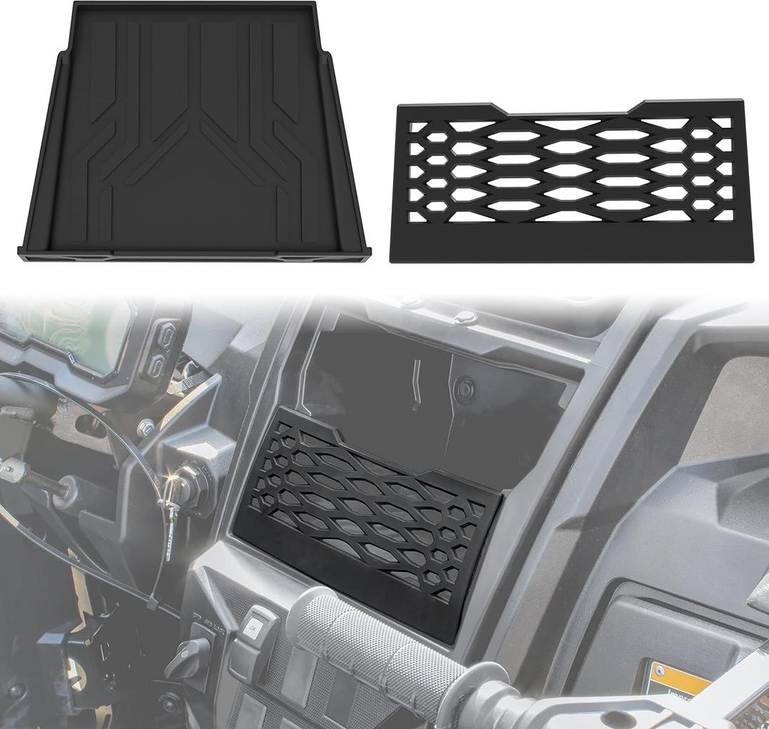 Dash Net with Anti-Slip Tray for Kawasaki Teryx 1000 2020-2025, Dashboard Under Dash Tray Anti-Slip Net for Kawasaki Teryx KRX 1000 2020-2025/4 1000 2023 Accessories, (Replace #99994-1340)