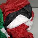 Joiedomi 5.5 FT Tall Christmas Inflatables Outdoor Decorations Hanging Santa with Gift Bag, Christmas Blow Up Climbing Santa Yard Decoration with Build-in LED for Xmas Party, Garden, Lawn Decor