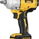 Cordless Impact Wrench 1/2 inch for Dewalt 20V Battery, 1000N.m Impact Driver High Torque Brushless Electric Impact Gun Includes LED Work Light for Car/Truck RV/Mower (NO Battery/Charger)