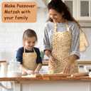 8 Pcs Passover Kitchen Accessories Set Include Passover Apron Oven Mitts Pot Holders Kitchen Towel Matzah Print Design for Pesach Seder and Cooking Gifts