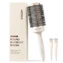 AIMIKE NaturaVol Round Brush for Blow Out, Large Round Hair Brush for Fine Hair with Nano Thermal Ceramic Tech, for Blow Drying & Styling, Adds Volume & Smoothness (2.1 Inch Barrel, 3 Inch Bristle)