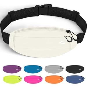 UPTARD Running Fanny Pack Whole Bag Reflective, Running belt for Women &Men,Sweatproof Phone Holder Workout, Running Waist Pack (white)