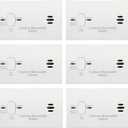 Kidde Carbon Monoxide Detector, Battery Powered CO Alarm with LEDs, Test-Reset Button, Low Battery Indicator, Portable, 6 Pack